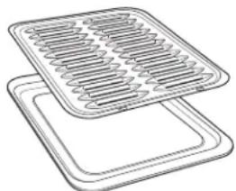 DANBY DR240WGLPC - BANDEJA PARA ASAR Y REJILLA - 1