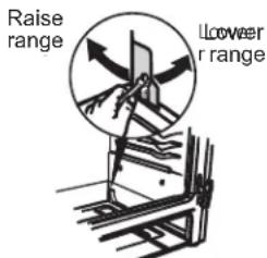 DANBY DR240WGLPC - LEVELING THE RANGE - 2