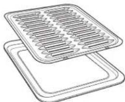 DANBY DR240WGLPC - BROILER PAN AND GRID - 1