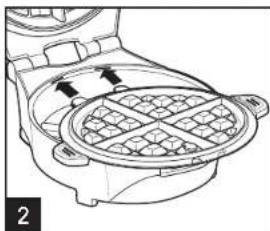 HAMILTON BEACH Breakfast Master 26046 - How to Change Grids - 4
