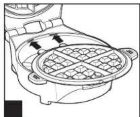 HAMILTON BEACH Breakfast Master 26046 - Comment changer les grilles de cuisson (suite) - 2