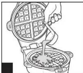HAMILTON BEACH Breakfast Master 26046 - Como Usarlo Parrillas para Waffles - 3