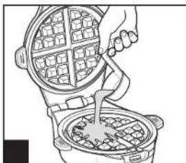 HAMILTON BEACH Breakfast Master 26046 - How to Use Waffle Grids - 4