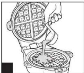HAMILTON BEACH Breakfast Master 26046 - Comment utiliser des grilles à gaufres - 3