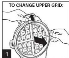 HAMILTON BEACH Breakfast Master 26046 - How to Change Grids - 1