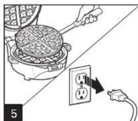 HAMILTON BEACH Breakfast Master 26046 - How to Use Waffle Grids - 2