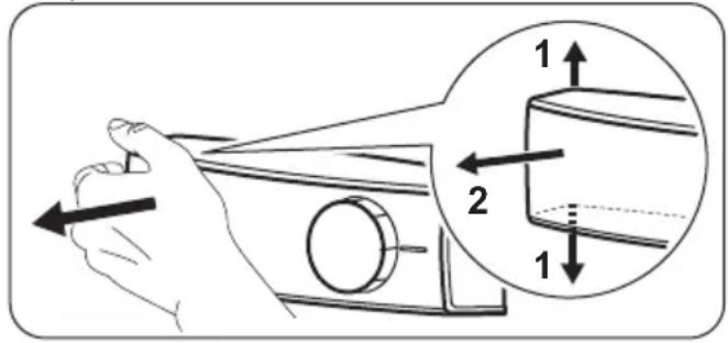 ZANKER KBA22421SB - Replacing the lamp - 3