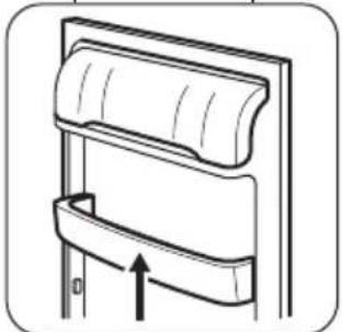 ZANKER KBA22411SB - Positioning the door shelves - 1