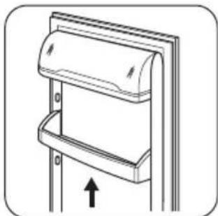 ZANKER KBA15001SB - Positioning the door shelves - 1