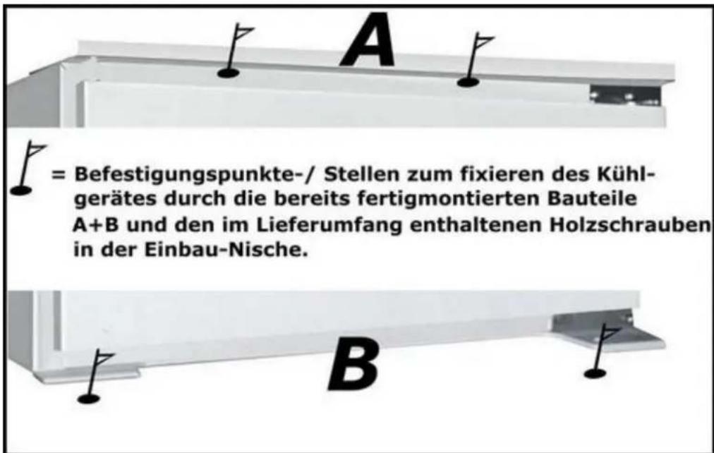 PKM KS 120.4 - Montage de l'appareil dans la niche - 1