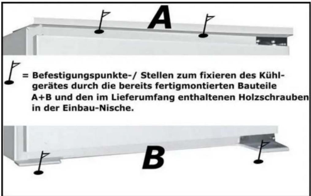PKM KS 120.4 - Einbau des Gerätes in die Nische - 1