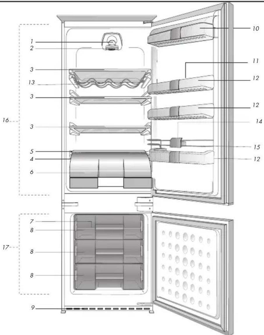 BLOMBERG KNM 1551 IF - Ihr Kühlschrank - 1
