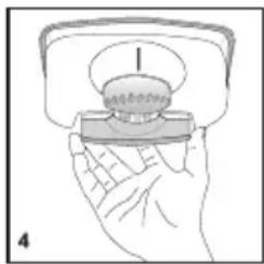 BLOMBERG KNM 1551 IF - Byte av innerbelysningen glödlampa - 4
