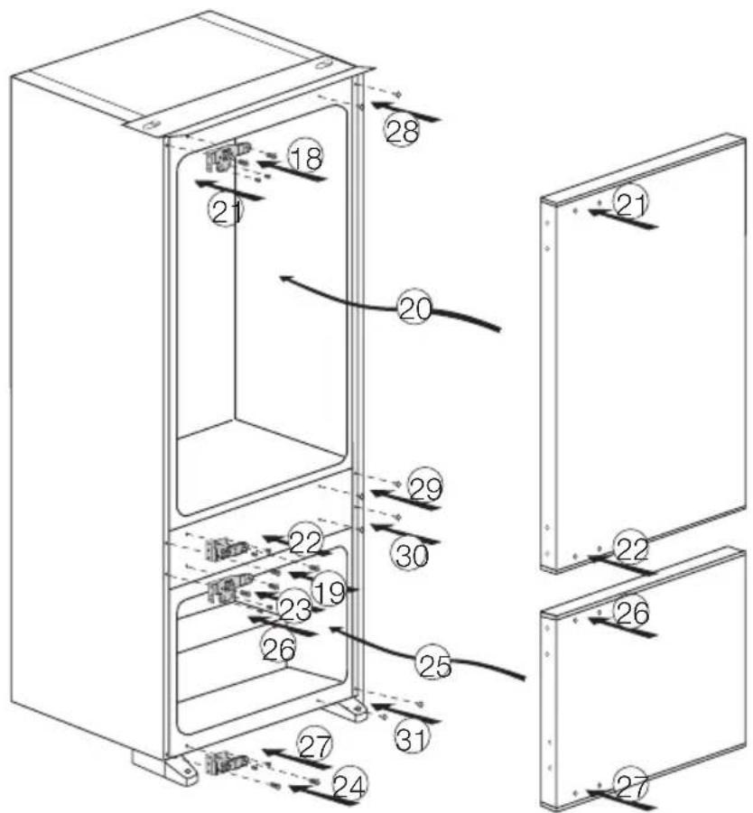 BLOMBERG KNM 1551 IF - Obratenie dverí - 2