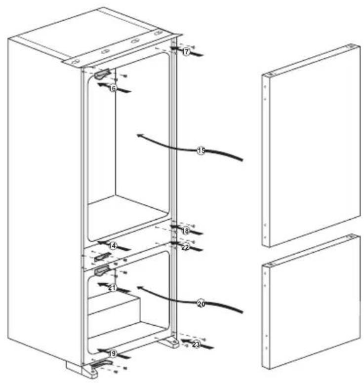 BLOMBERG KNM 1551 IF - Změna dvířek - 2