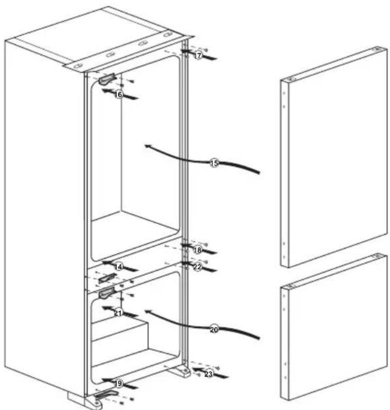 BLOMBERG KNM 1551 IF - Likvidácia vasej starej chladnicky - 2