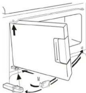 BRANDY BEST RDA200FA+ - Changement de la porte du freezer - 2