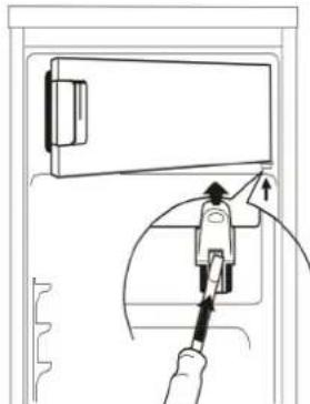 BRANDY BEST RDA200FA+ - Changement de la porte du freezer - 1