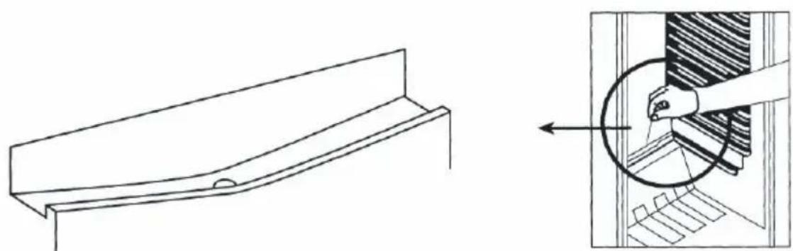 CONTINENTAL EDISON CE1DL204E - Defrosting the Refrigerator Compartment: - 1