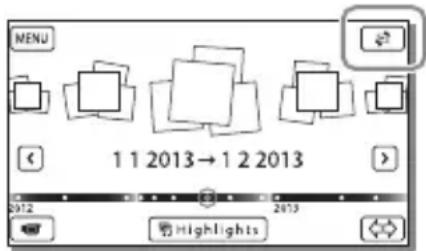 SONY HDRPJ430E - So geben Sie Filme und Fotos über die Karten-Ansicht wieder (Modelle mit GPS) - 1
