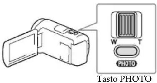 SONY HDRPJ430E - Durante la riproduzione delle immagini, utilizzare la leva dello zoom motorizzato per spostare il riquadro di selezione visualizzato sullo schermo LCD, quindi premere il tasto PHOTO. - 1