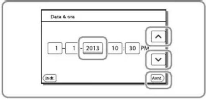 SONY HDRPJ430E - Accensione dell'apparecchio e impostazione della data e dell'ora - 3