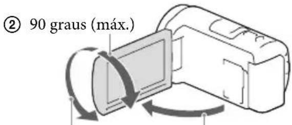 SONY HDRPJ430E - Para ajustar o ângulo do painel LCD - 1