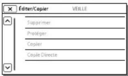 SONY HDRPJ430E - Lorsque vous ne pouvez pas sélectionner une option d'un menu - 1