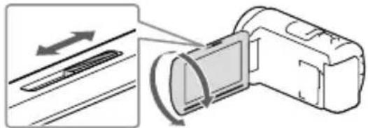 SONY HDRPJ430E - Regolare la messa a fuoco dell'immagine proiettata utilizzando la leva PROJECTOR FOCUS. - 1