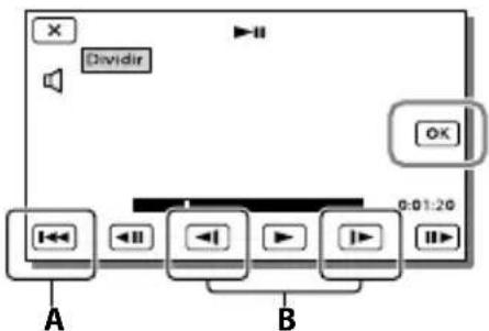 SONY HDRPJ430E - Dividir um filme - 2