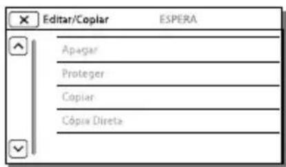 SONY HDRPJ430E - Quando não consegue selecionar uma opção de menu - 1