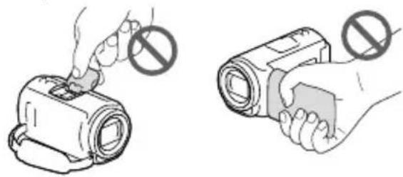 SONY HDRPJ430E - Sobre a utilização e cuidados - 1