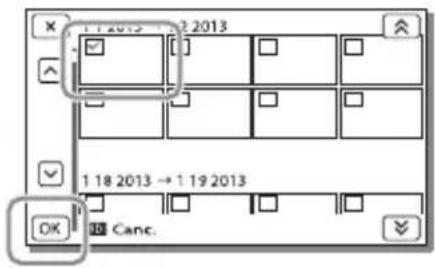 SONY HDRPJ430E - Cancellazione di filmati e foto - 2