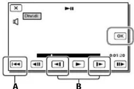 SONY HDRPJ430E - Divisione di un filmato - 2