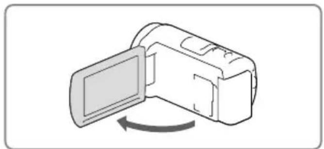 SONY HDRPJ430E - Ligação da alimentação e definição da data e da hora - 1