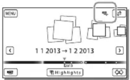 SONY HDRPJ430E - Wiedergeben von Bildern der externen Medieneinheit auf dem Camcorder - 1