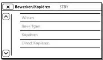 SONY HDRPJ430E - Wanneer u een menu-item niet kunt selecteren - 1