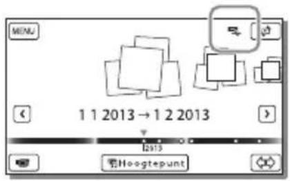 SONY HDRPJ430E - Beelden op externe media afspelen met de camcorder - 1