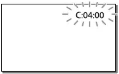 SONY HDRCX270E - Anzeige der Selfstandiagnose/ Warnanzeigen - 1