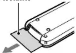 SONY HDRCX270E - Informazioni sul telecomando senza fili (HDR-PJ260E/PJ260VE/PJ580E/ PJ580VE/PJ600E/PJ600VE) - 1