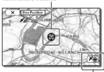 SONY HDRCX270E - Abruf einer Landkarte mit der Umgebung ihrer aktuellen Position (Prioritätsmodus der Triangulation) - 1