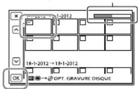 SONY HDRCX270E - Pour effectuer [OPT. GRAVURE DIS.] - 1