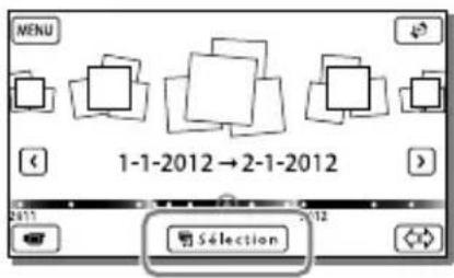 SONY HDRCX270E - Lecture d'un résumé de vos films (Lecture de la sélection) - 1
