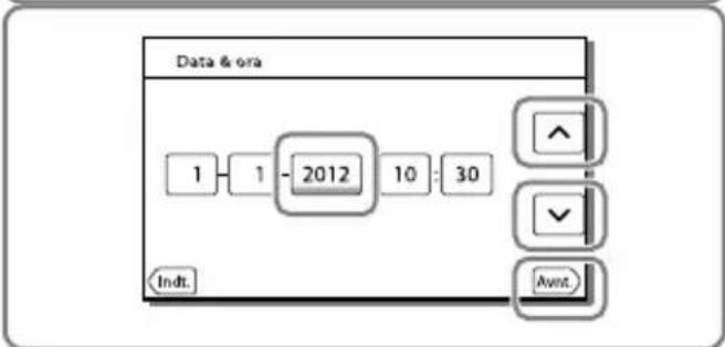 SONY HDRCX270E - Accensione dell'apparecchio e impostazione della data e dell'ora - 4
