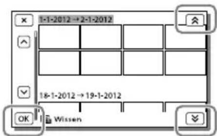 SONY HDRCX270E - Alle films/foto's met de geselecteerde datum tegelijkertijd verwijderen - 1
