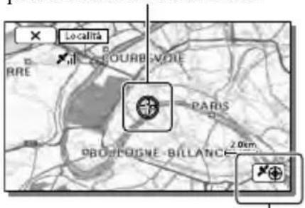 SONY HDRCX270E - Ottenimento di una mappa dell'ubicazione corrente (modo a priorità di triangolazione) - 1