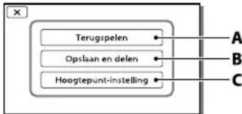 SONY HDRCX270E - Een filmselectie bekijken (Gemarkeerde weergave) - 3