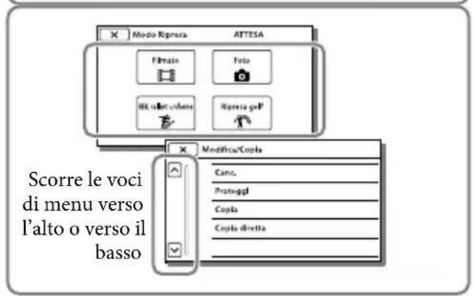 SONY HDRCX270E - Uso dei menu - 2