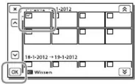 SONY HDRCX270E - Films en Foto's verwijderen - 2