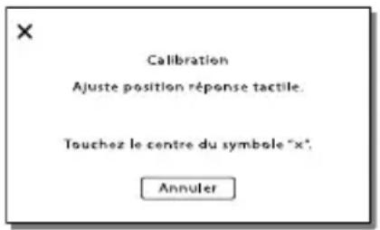 SONY HDRCX270E - Réglage de l'écran tactile ([Calibration]) - 1